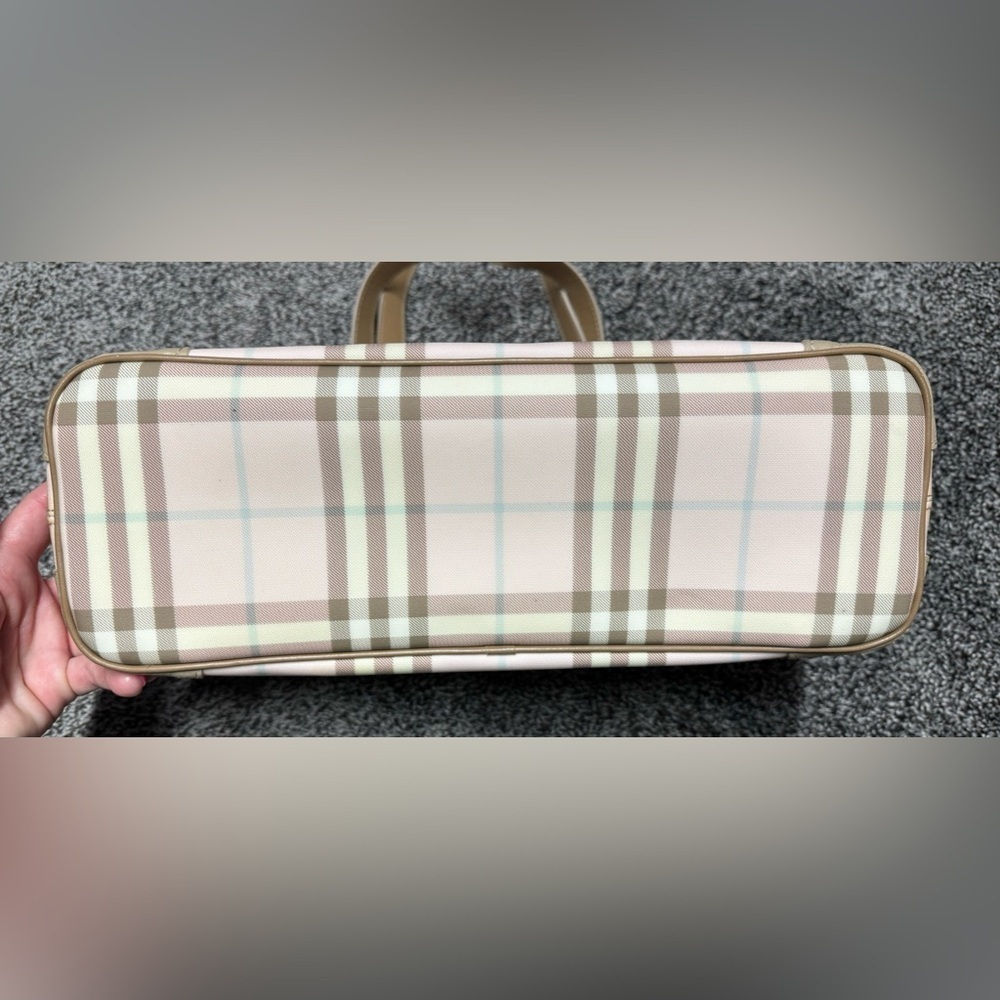 Burberry vintage pale pink Nova Check tote handbag - Picture 3 of 16